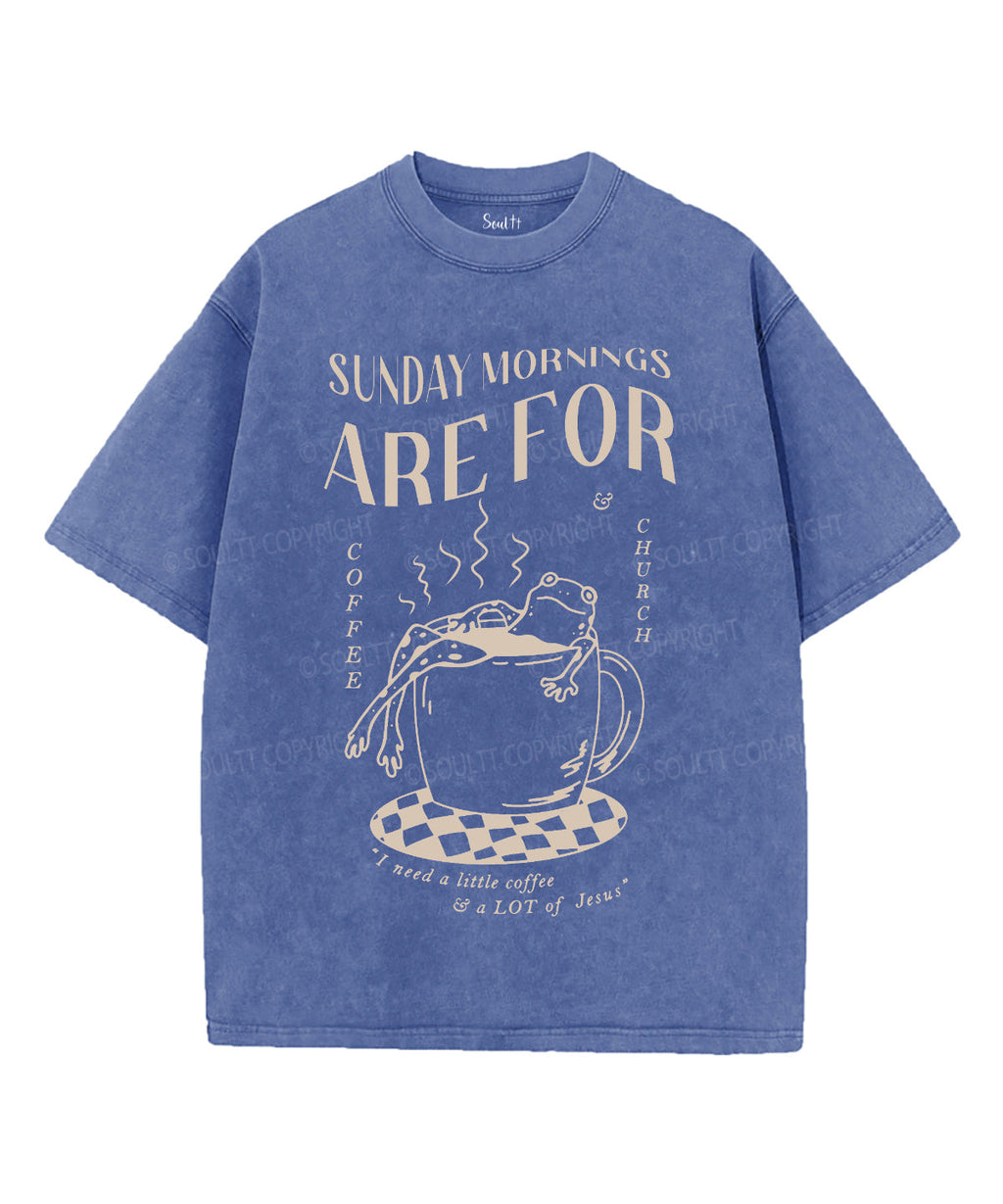 I Need A Little Coffee Unisex Washed Christian T-shirt Hoodie, Sweatshirt | CiraTrend.com (Image 4)