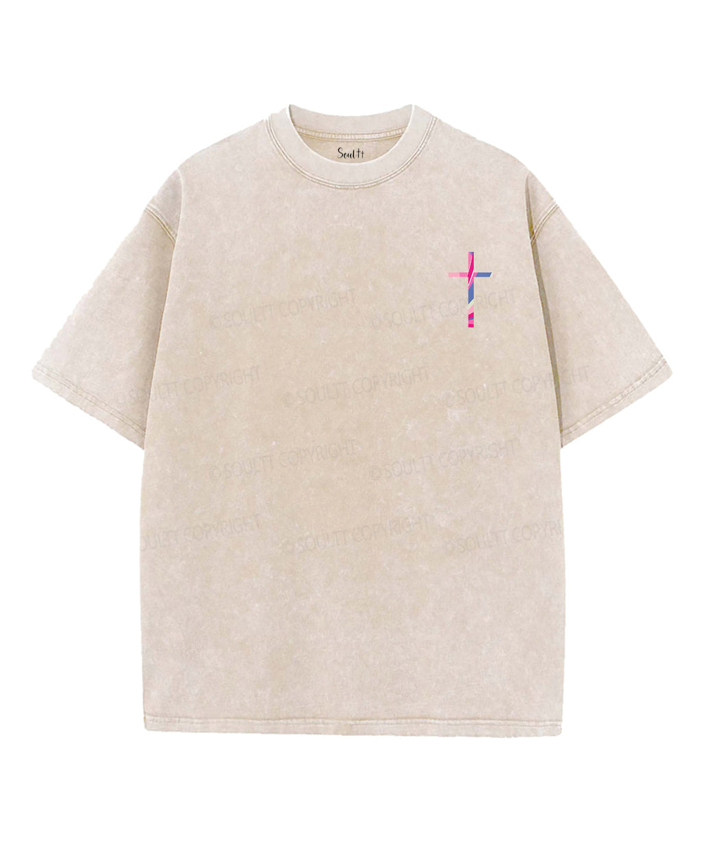 I Will Be With You Double Sided Unisex Washed Christian T-shirt Style035 Hoodie, Sweatshirt | CiraTrend.com (Image 2)