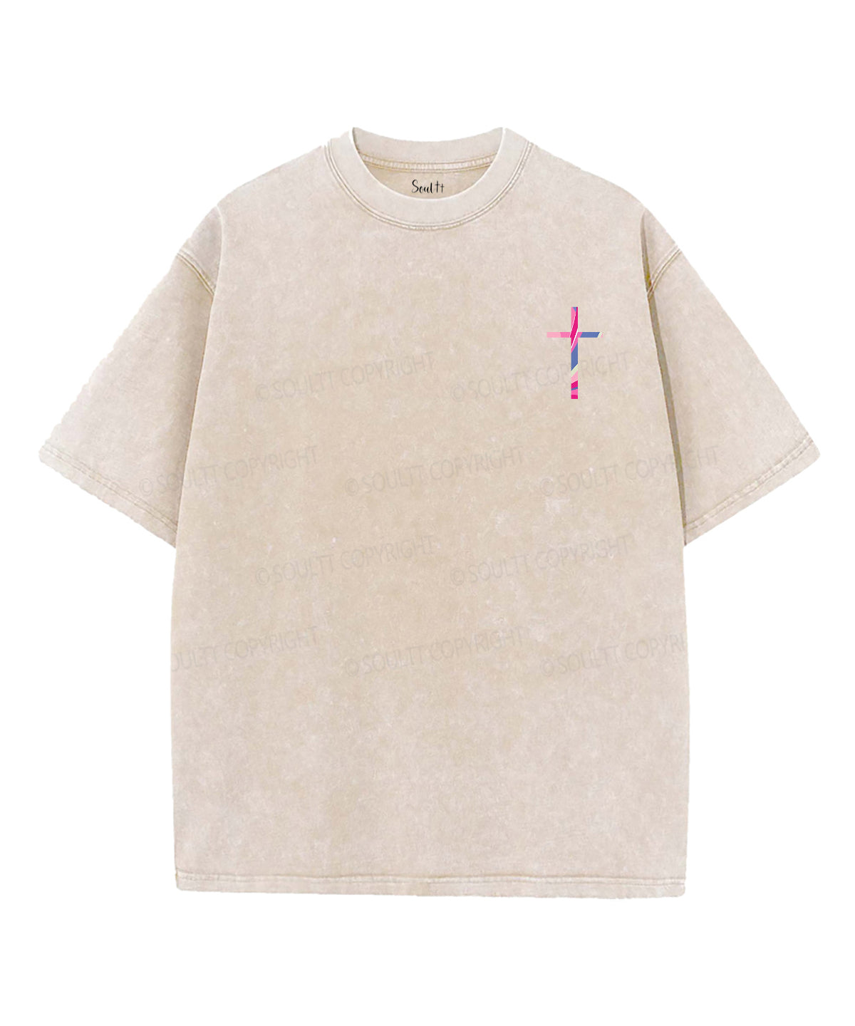 I Will Be With You Double Sided Unisex Washed Christian T-shirt Style035 Hoodie, Sweatshirt | CiraTrend.com (Image 2)