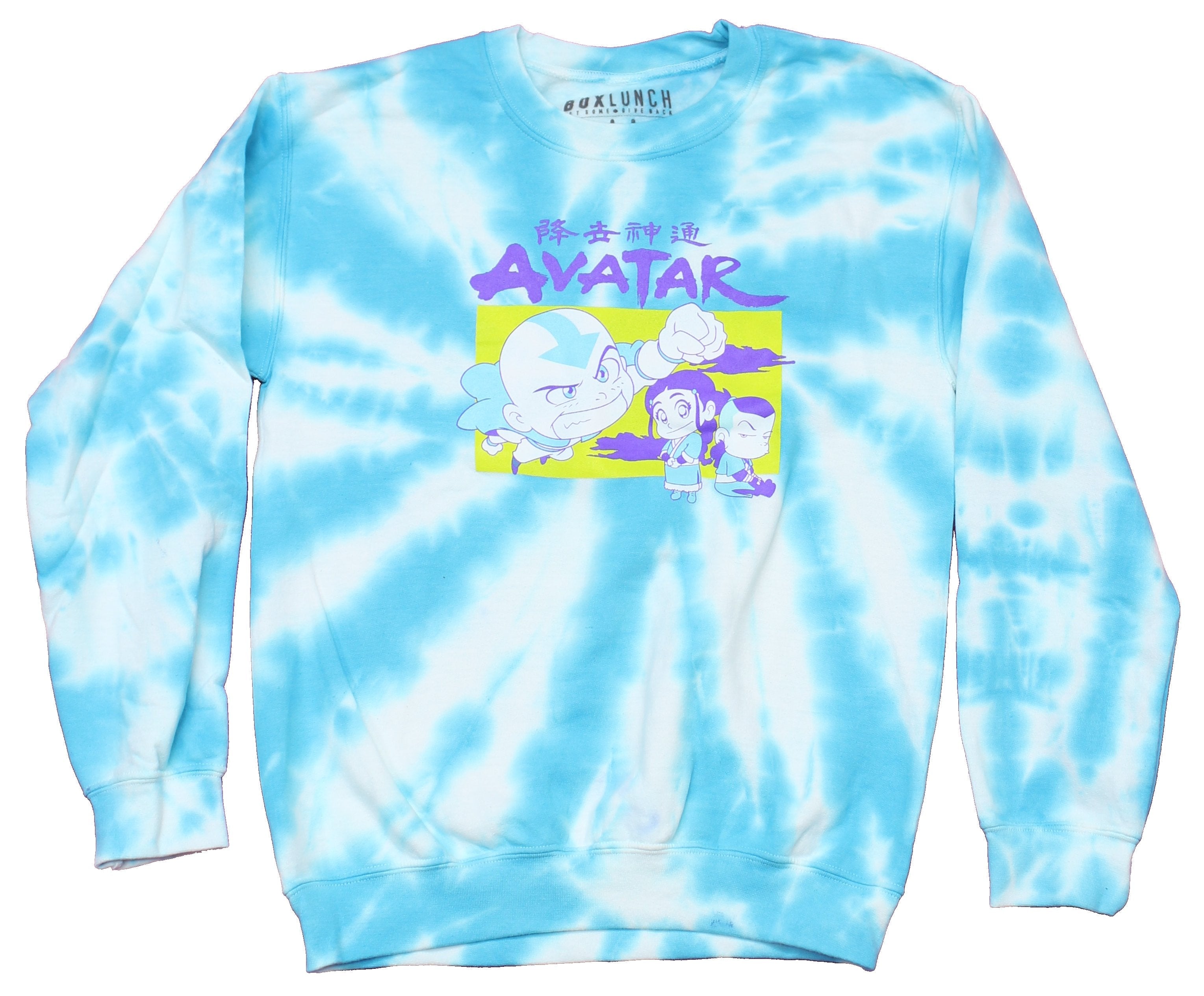 Avatar Mens Crew Sweatshirt  -  Chibi Style Aang & Gang T-Shirts, Hoodie | CiraTrend.com