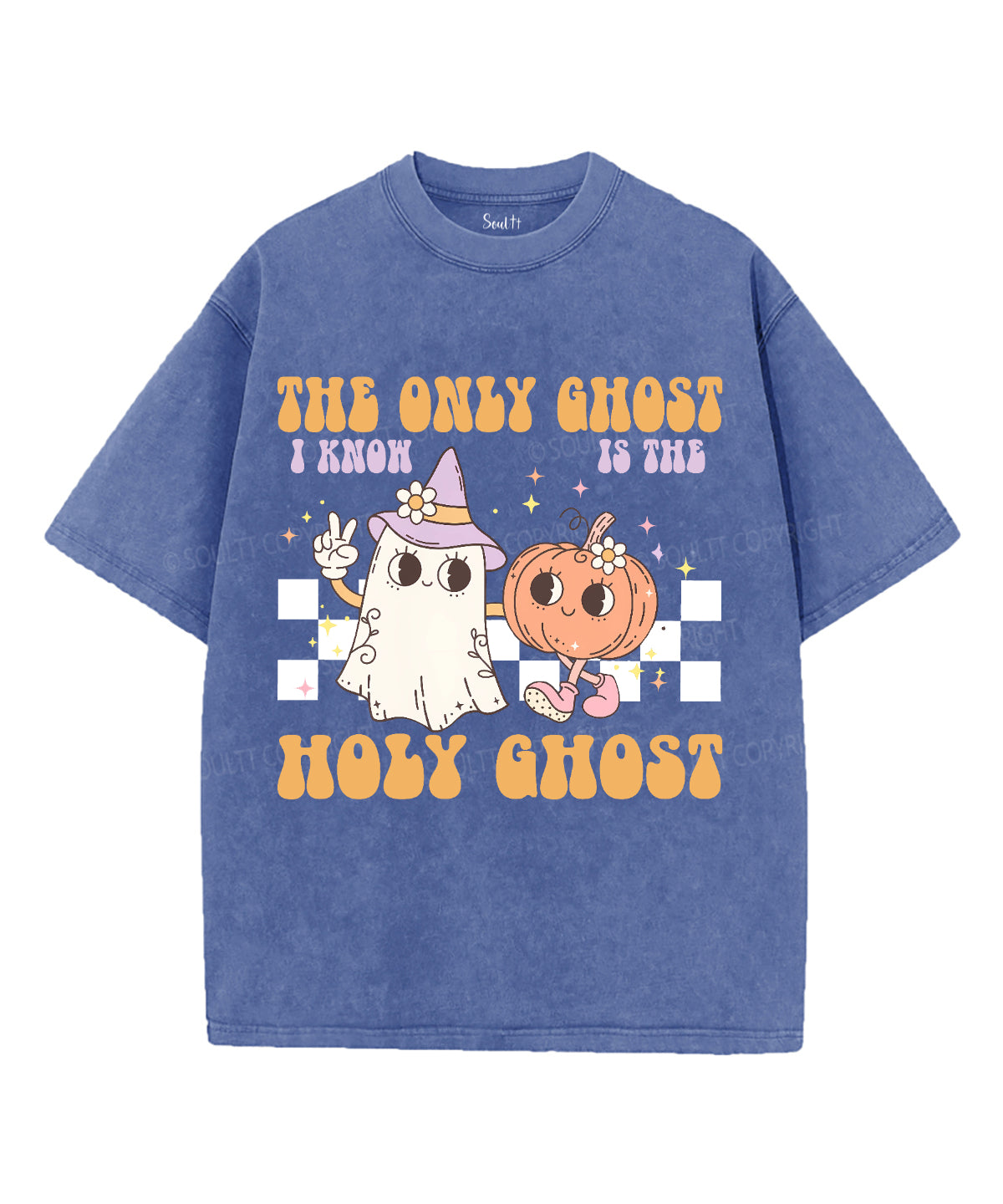 The Only Ghost Unisex Washed Christian T-shirt Style001 Hoodie, Sweatshirt | CiraTrend.com (Image 4)