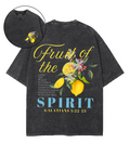 Fruit Of The Spirit Double Sided Unisex Washed Christian T-shirt Style035 Hoodie, Sweatshirt | CiraTrend.com (Image 1)