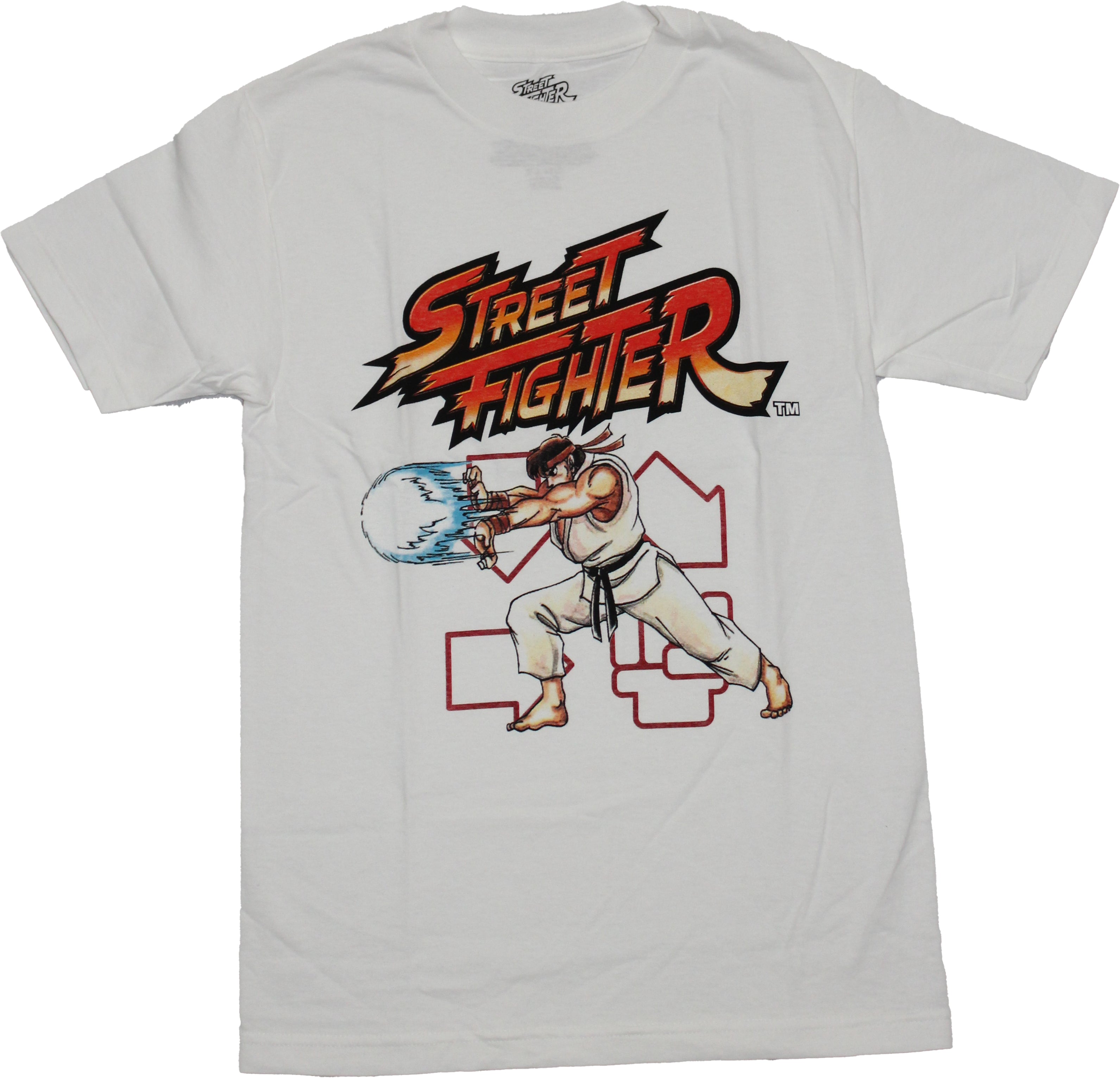 Street Fighter Mens T-Shirt - Ryu Hadoken Throw Hoodie, Sweatshirt | CiraTrend.com