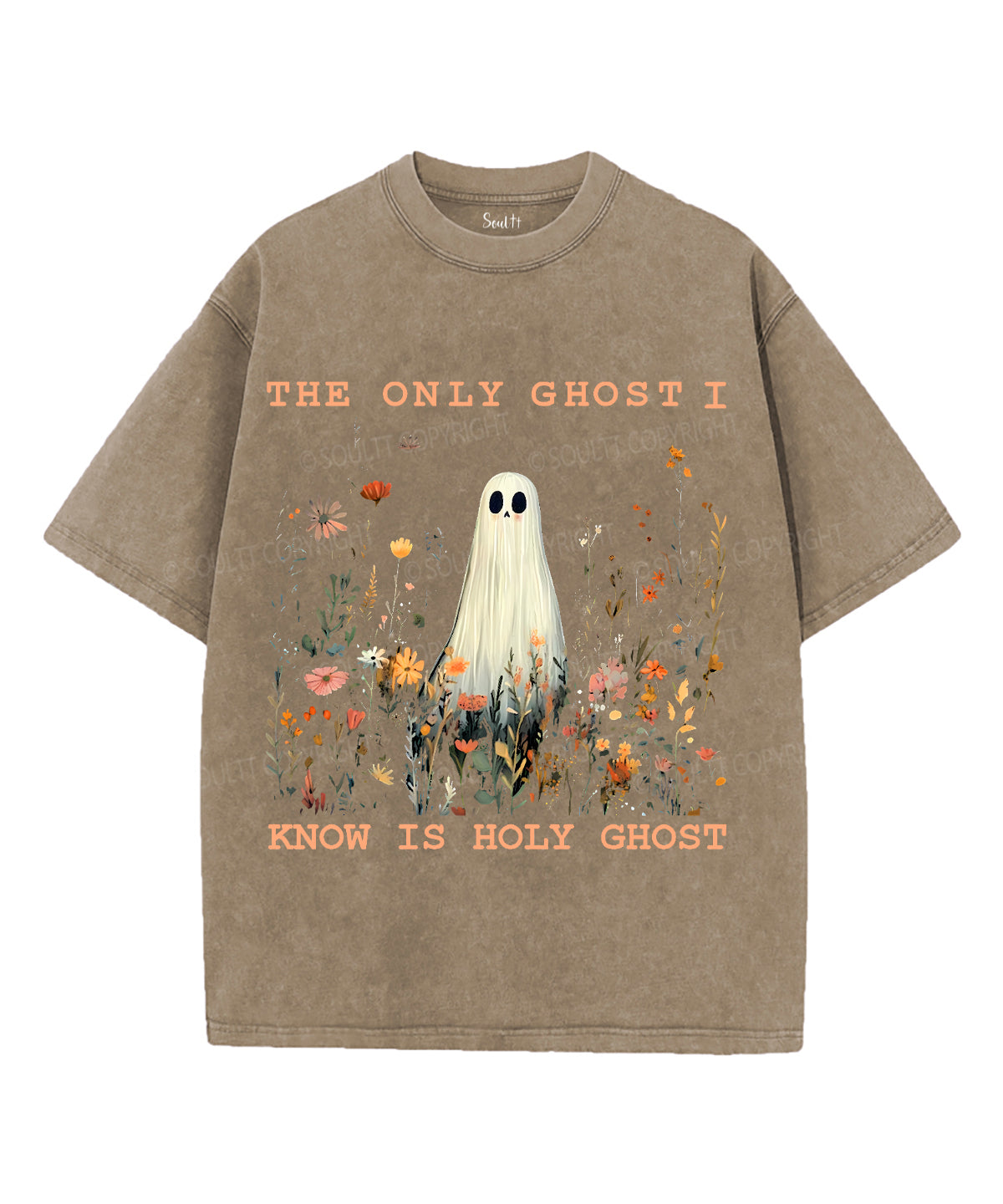 I Know Is Holy Ghost Unisex Washed Christian T-shirt Hoodie, Sweatshirt | CiraTrend.com (Image 2)