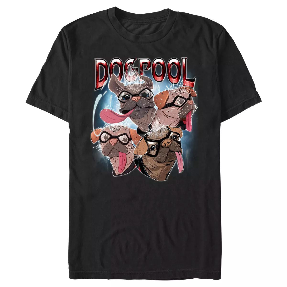 Deadpool& Wolverine Mens T-Shirt - Dogpool Dog Collage Image Hoodie, Sweatshirt | CiraTrend.com