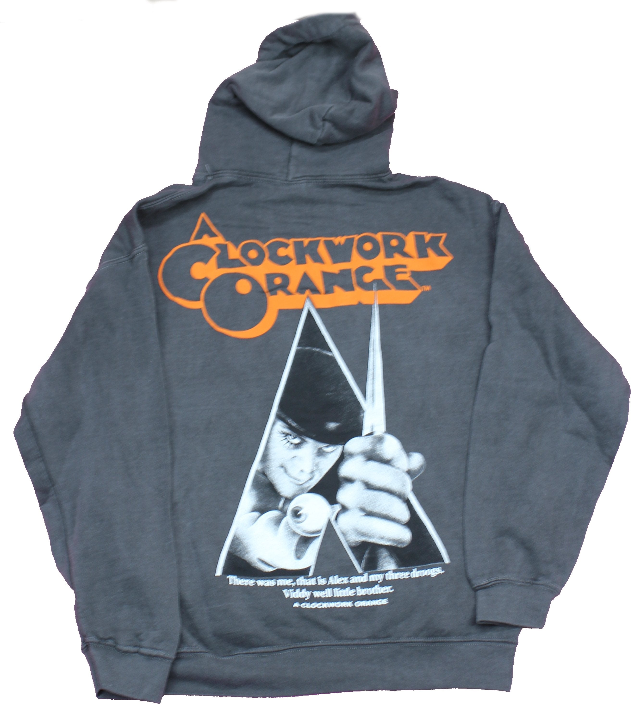 A Clockwork Orange Mens Pullover Hoodie- Logo Front Poster back T-Shirts, Sweatshirt | CiraTrend.com (Image 2)