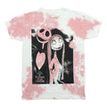 Nightmare Before Christmas Mens T-Shirt - Jack & Sally Portrait Tie Dye Hoodie, Sweatshirt | CiraTrend.com