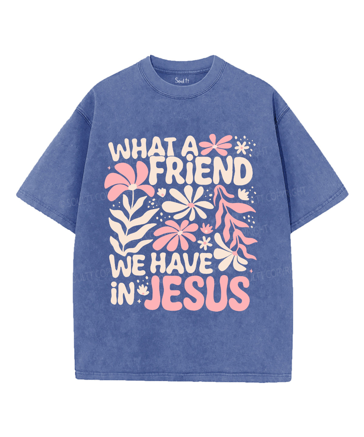 What A Friend We Have Unisex Washed Christian T-shirt Hoodie, Sweatshirt | CiraTrend.com (Image 3)