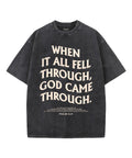When It All Fell Through Unisex Washed Christian T-shirt Hoodie, Sweatshirt | CiraTrend.com (Image 1)