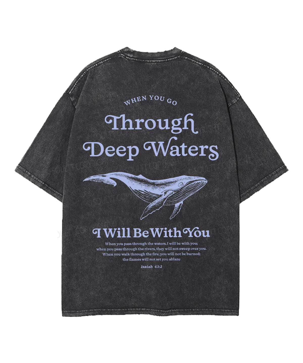 I Will Be With You Double Sided Unisex Washed Christian T-shirt Style029 Hoodie, Sweatshirt | CiraTrend.com (Image 5)
