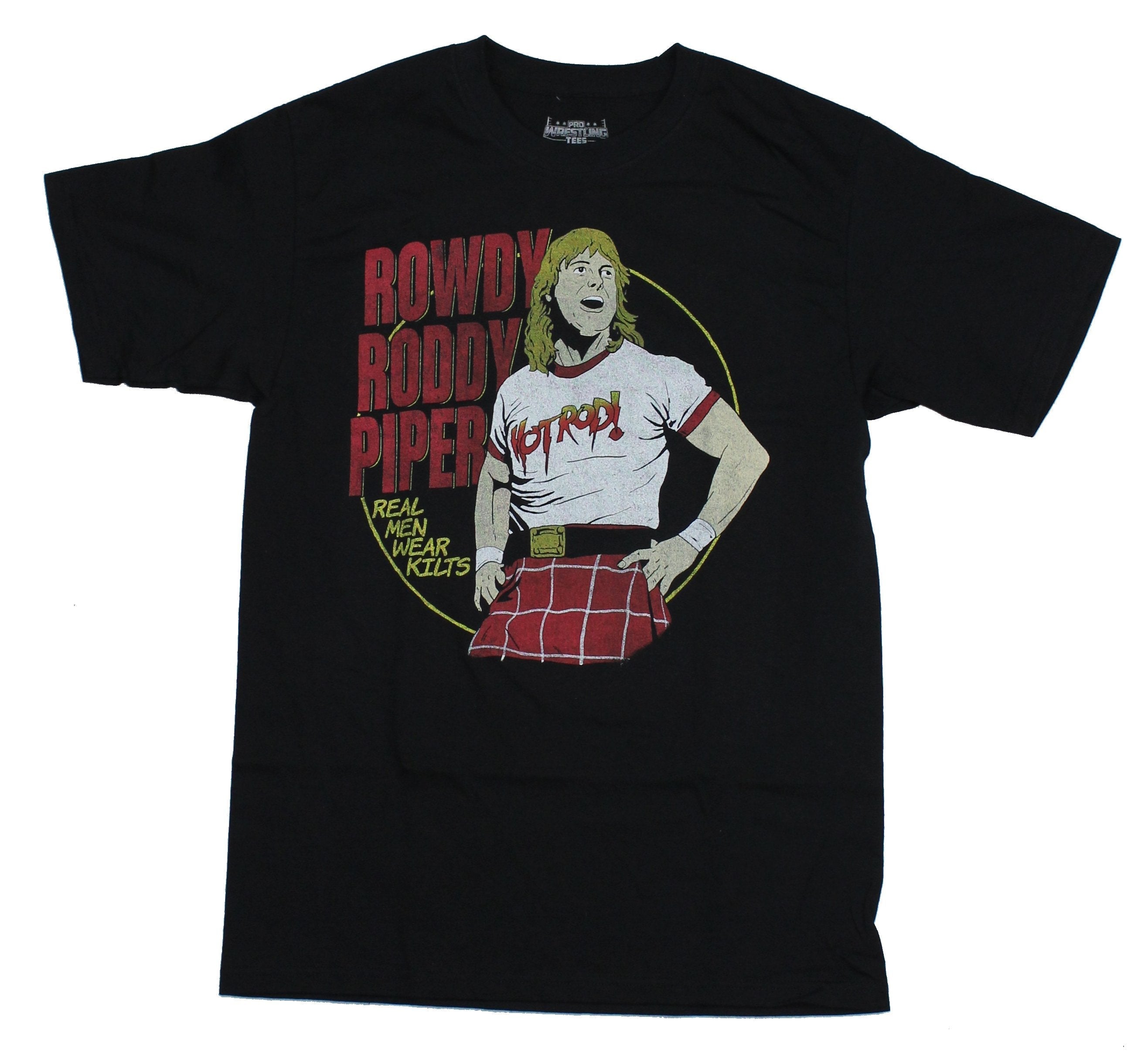 Hot Rod Rowdy Piper Mens T-Shirt - Standing Next To Name Image Hoodie, Sweatshirt | CiraTrend.com