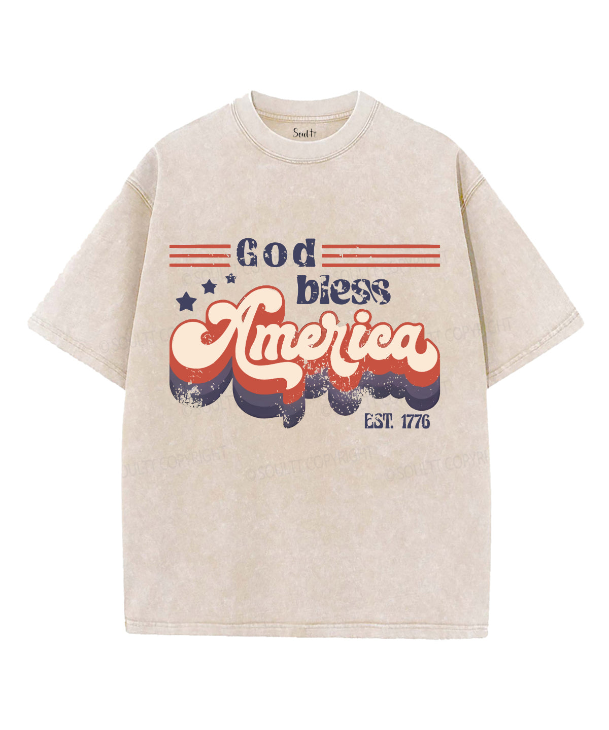 God Bless America Washed Christian Style004 T-Shirts, Hoodie, Sweatshirt