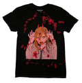 Chainsaw Man Mens T-Shirt - Bloody Horned Girl Under Dripping POWER Hoodie, Sweatshirt | CiraTrend.com