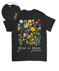 Grow In Grace Double Sided Unisex Cotton Christian T-Shirt Hoodie, Sweatshirt | CiraTrend.com (Image 1)