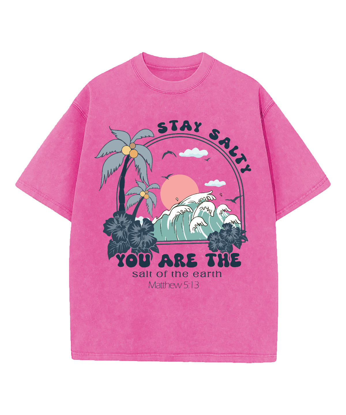 Stay Salty Washed Christian T-shirt Hoodie, Sweatshirt | CiraTrend.com (Image 4)