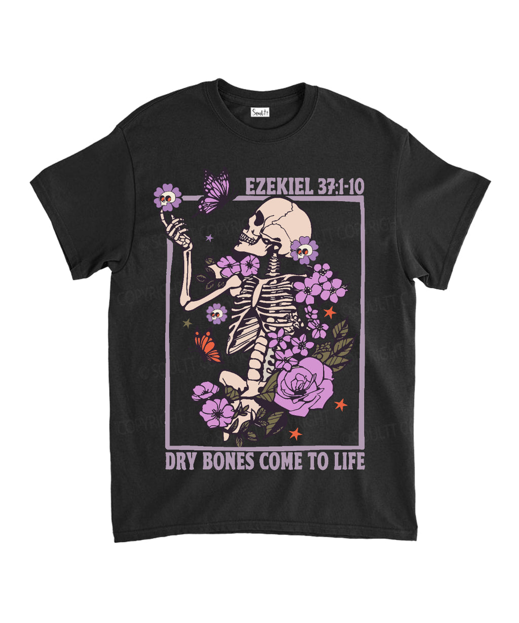 Dry Bones Come To Life Unisex Cotton Christian T-Shirt Hoodie, Sweatshirt | CiraTrend.com (Image 2)