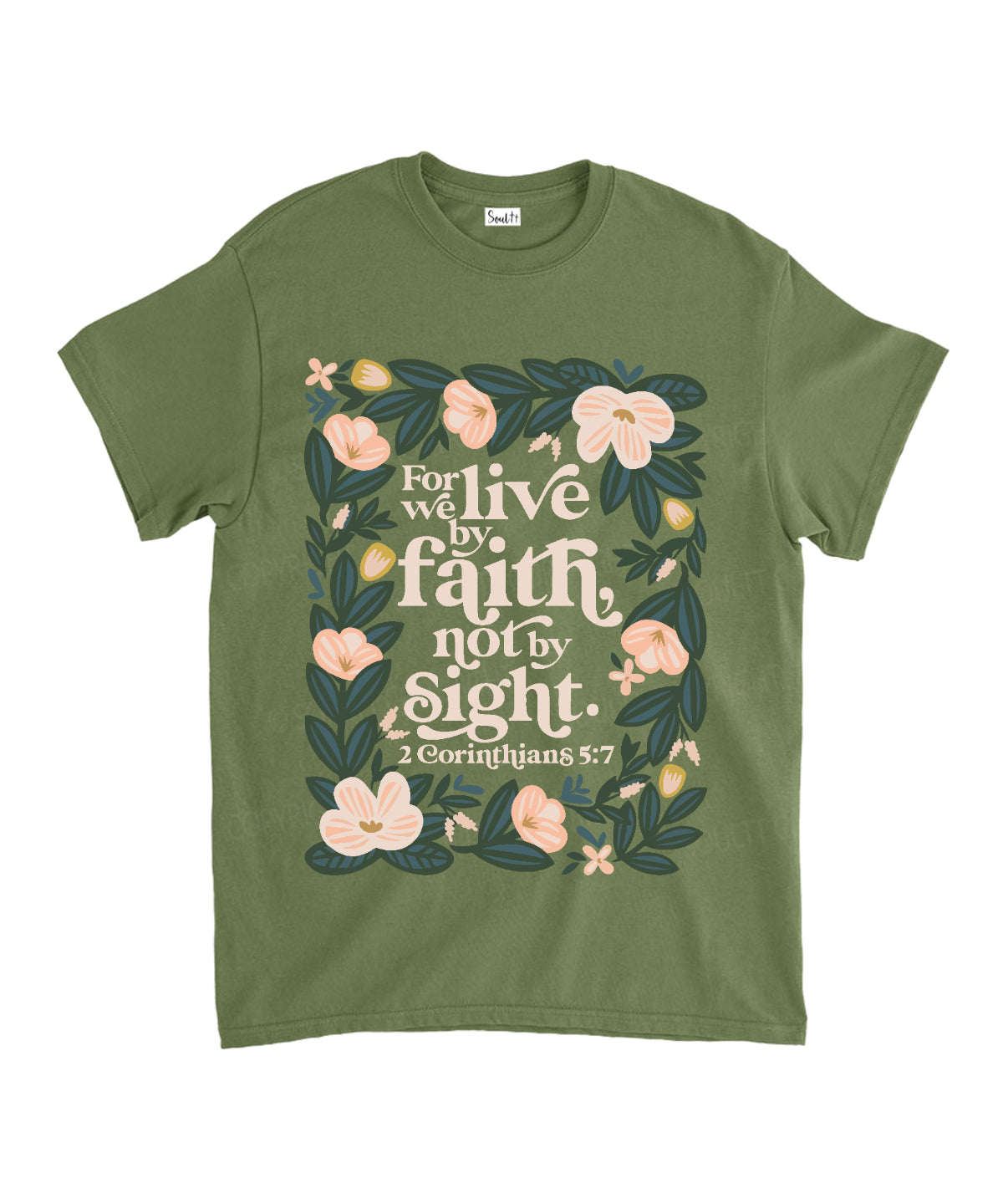 We Live Faith Not Sight Cotton Christian T-Shirts, Hoodie, Sweatshirt