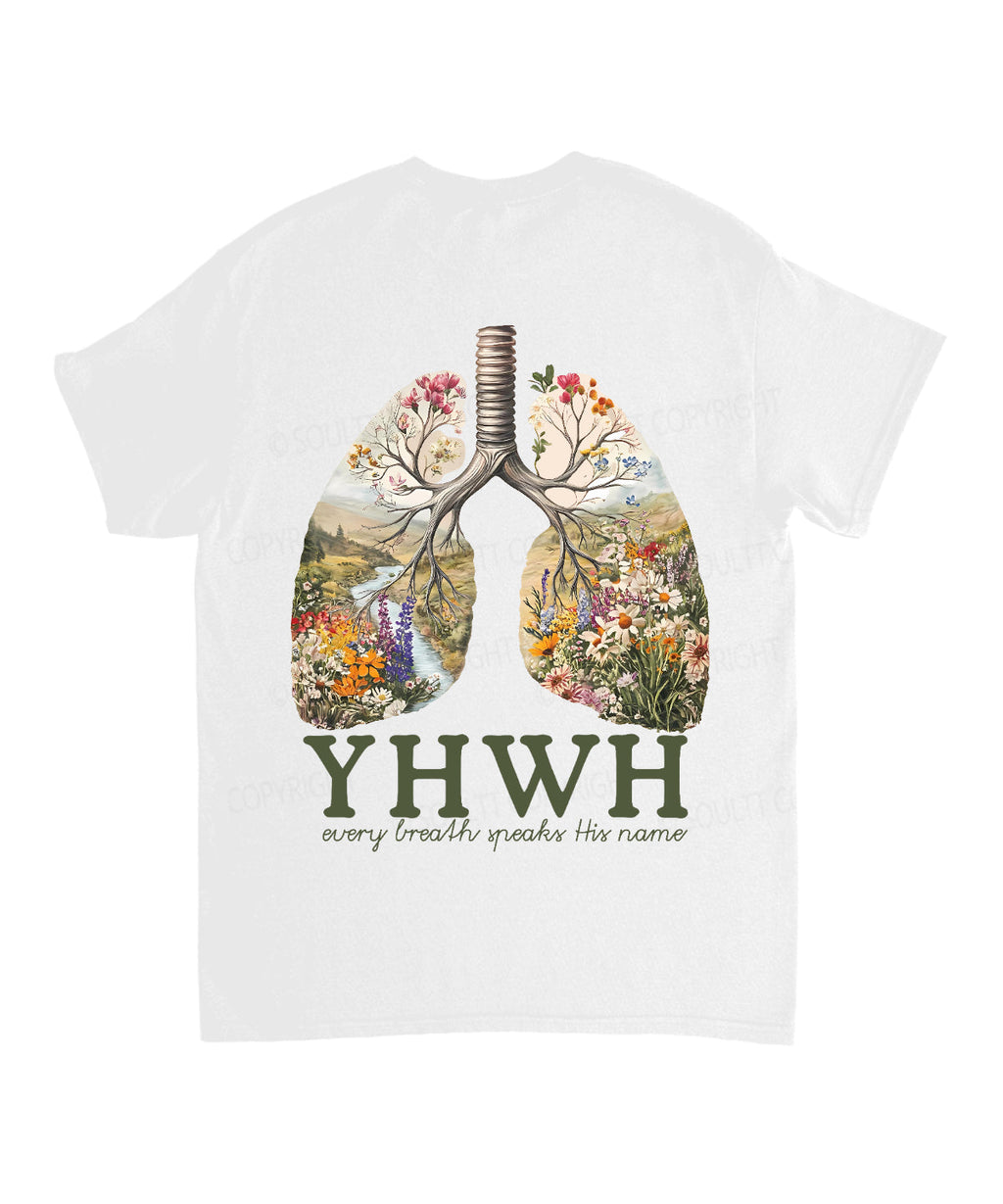 Every Breath Speaks His Name Double Sided Cotton Christian Style002 T-Shirts, Hoodie, Sweatshirt