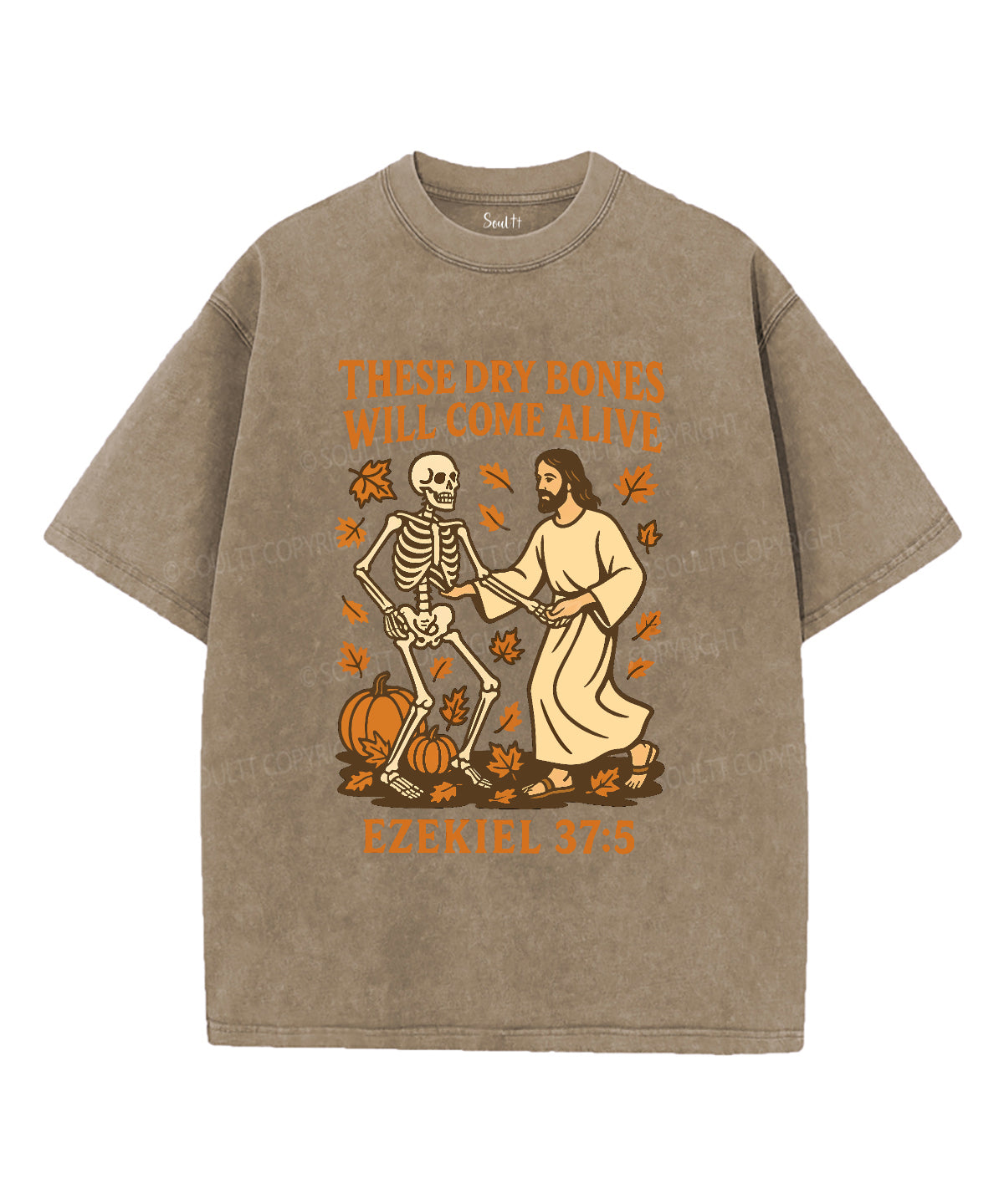 Thes Dry Bones Will Come Alive Unisex Washed Christian T-shirt Hoodie, Sweatshirt | CiraTrend.com (Image 5)
