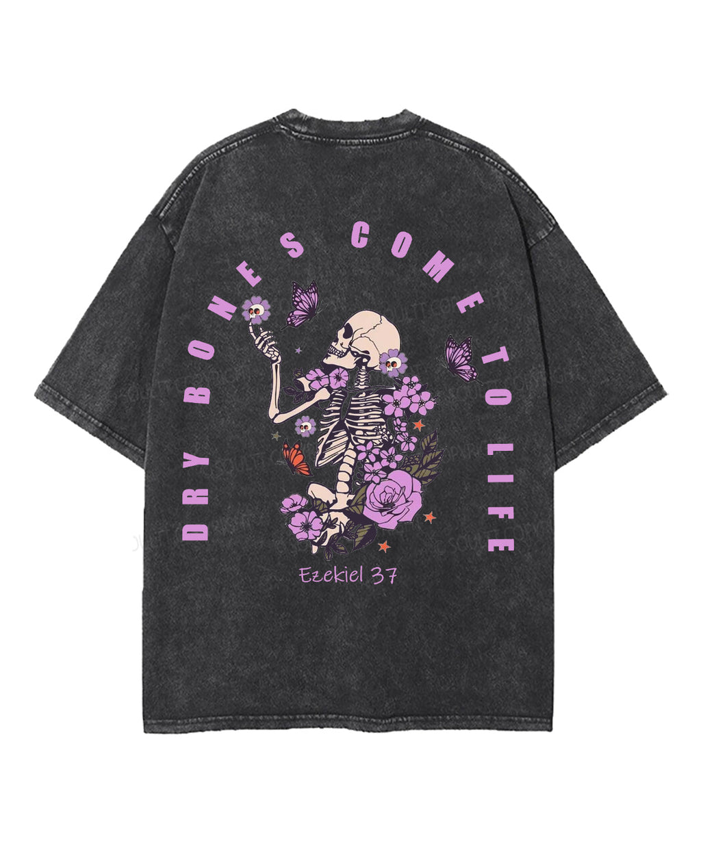 Dry Bones Come To Life Double Sided Unisex Washed Christian T-shirt Style006 Hoodie, Sweatshirt | CiraTrend.com (Image 4)