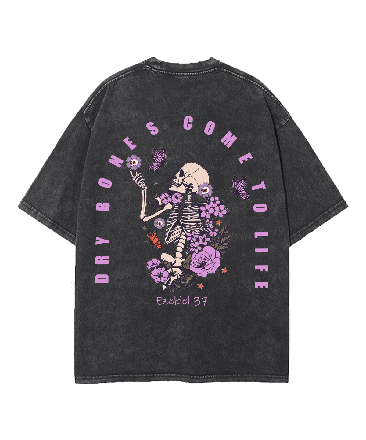 Dry Bones Come To Life Double Sided Unisex Washed Christian T-shirt Style006 Hoodie, Sweatshirt | CiraTrend.com (Image 4)