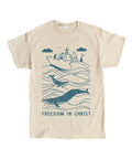 Freedom In Christ Unisex Cotton Christian T-Shirt Hoodie, Sweatshirt | CiraTrend.com (Image 1)