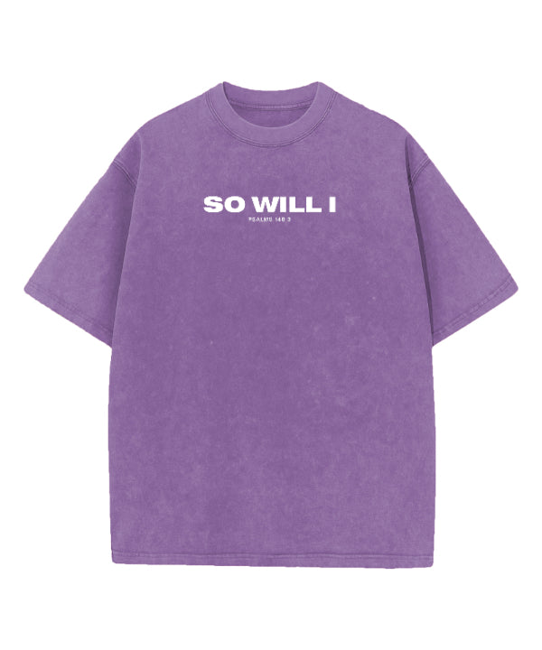 So Will I Double Sided Washed Christian T-shirt Hoodie, Sweatshirt | CiraTrend.com (Image 4)