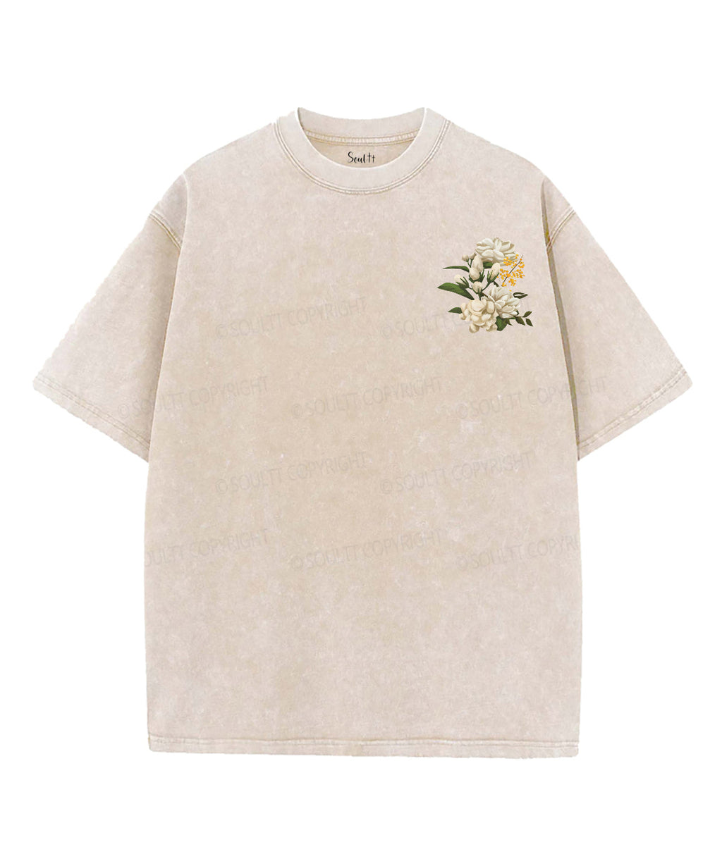 Good News Double Sided Unisex Washed Christian T-shirt Hoodie, Sweatshirt | CiraTrend.com (Image 2)