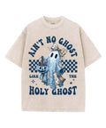 Halloween Holy Ghost Unisex Washed Christian T-shirt Hoodie, Sweatshirt | CiraTrend.com (Image 1)