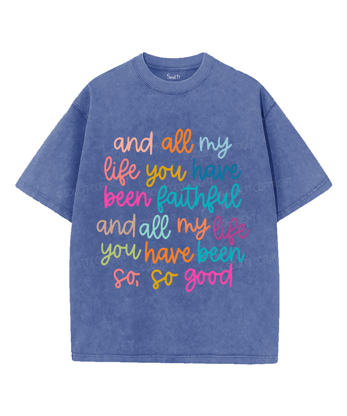 And all my life you have been faithful Unisex Washed Christian T-shirt Hoodie, Sweatshirt | CiraTrend.com (Image 4)
