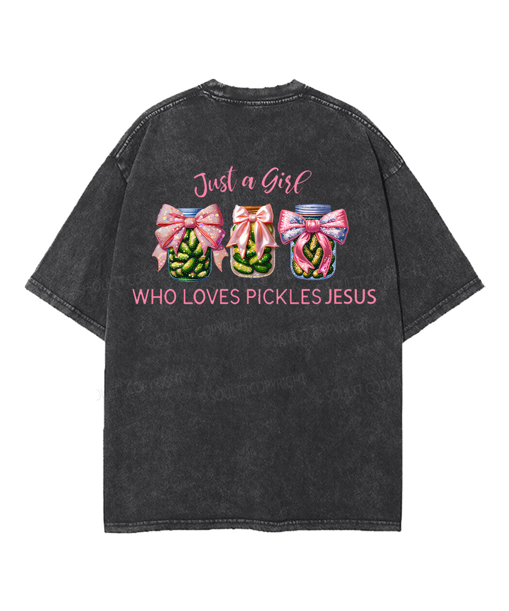 Love Pickles Jesus Double Sided Unisex Washed Christian T-shirt Hoodie, Sweatshirt | CiraTrend.com (Image 4)