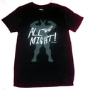 My Hero Academia Mens T-Shirt- All Might Shadow Under Script Hoodie, Sweatshirt | CiraTrend.com
