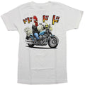 Rooster Fighter Mens T-Shirt -  Keiji Style Riding Motorcycle Hoodie, Sweatshirt | CiraTrend.com
