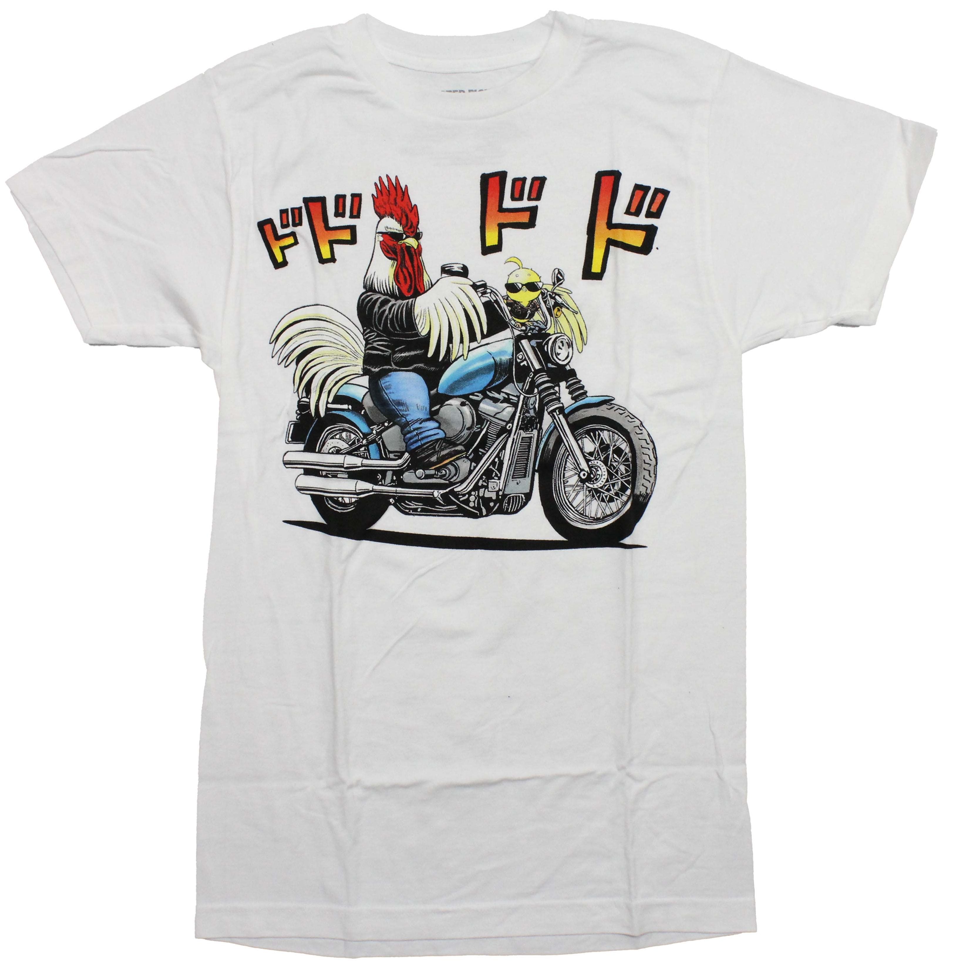 Rooster Fighter Mens T-Shirt -  Keiji Style Riding Motorcycle Hoodie, Sweatshirt | CiraTrend.com