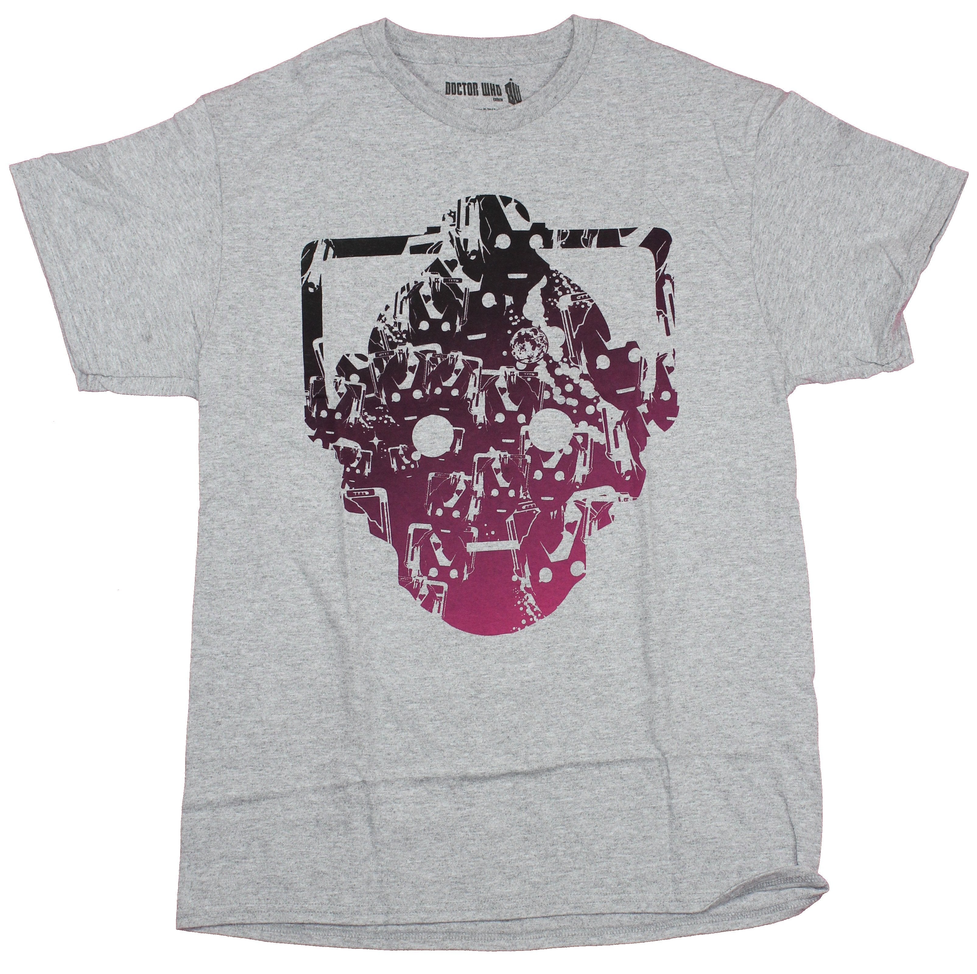 Doctor Who Mens  T-Shirt - Cyberman Faces Make a Huge Face Hoodie, Sweatshirt | CiraTrend.com