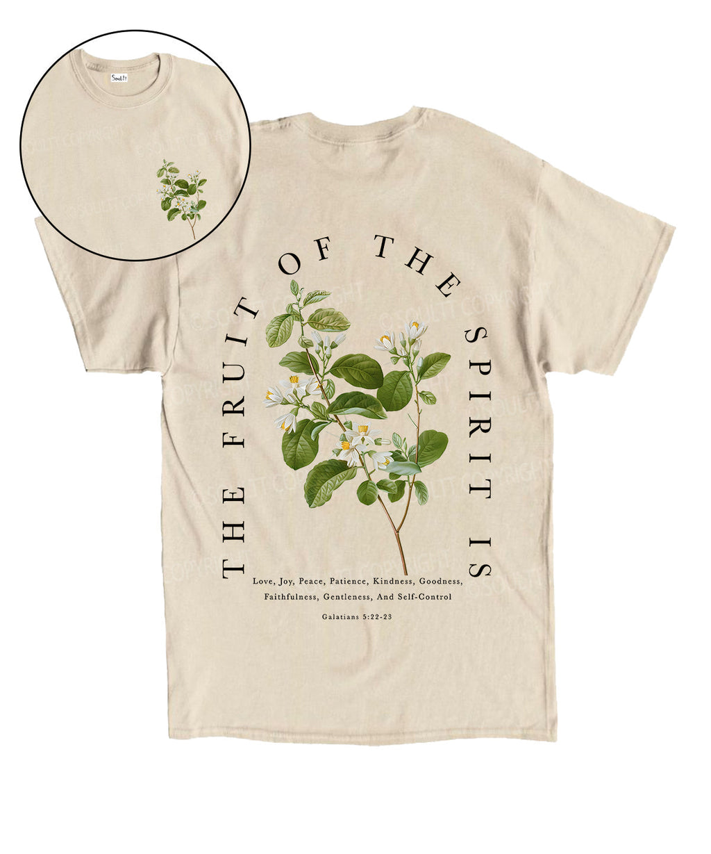 Fruit Spirit Double Sided Cotton Christian Style004 T-Shirts, Hoodie, Sweatshirt