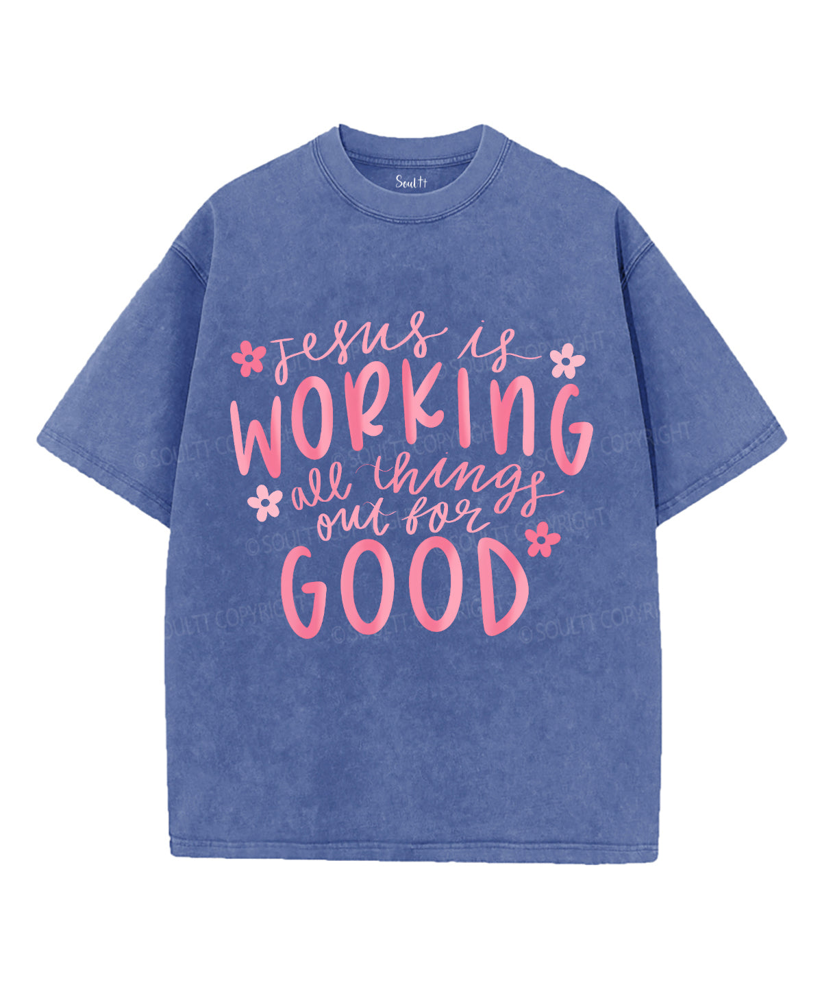 Jesus Is Working Washed Christian T-Shirts, Hoodie, Sweatshirt