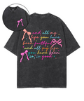 All My Life Double Sided Unisex Washed Christian T-shirt Hoodie, Sweatshirt | CiraTrend.com (Image 1)