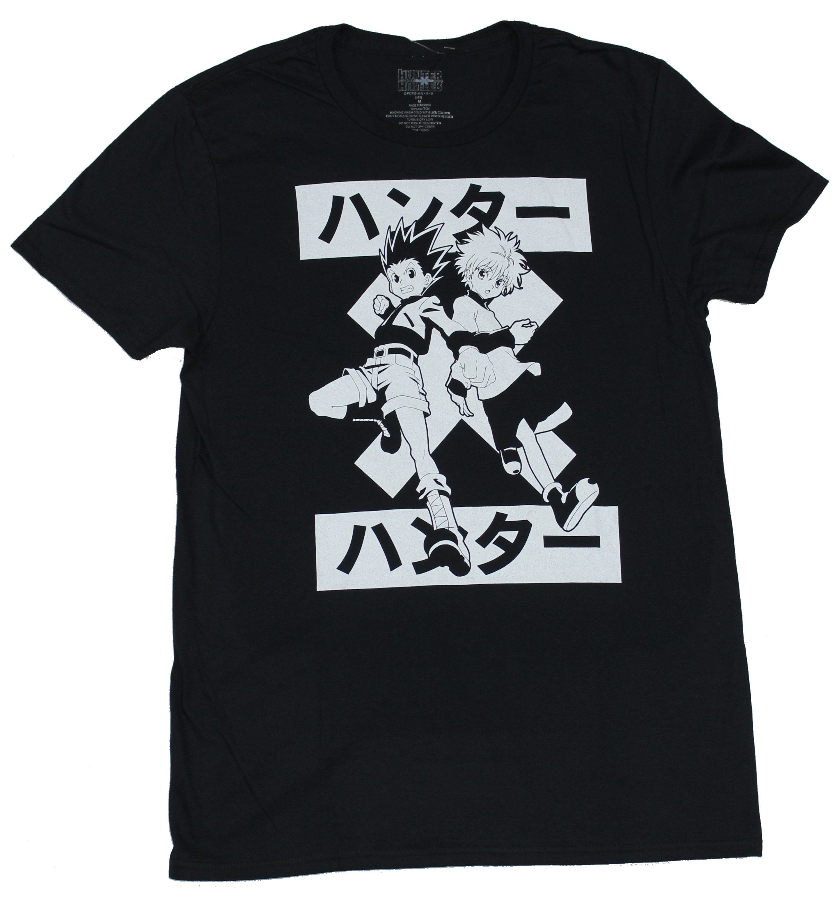 Hunter X Hunter Mens T-Shirt -X Duo in Japanese Characters Hoodie, Sweatshirt | CiraTrend.com