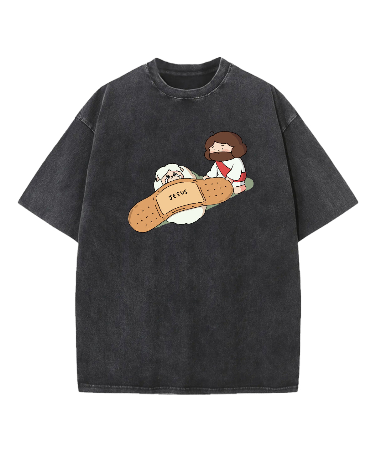 Jesus Heals Washed Christian T-shirt Hoodie, Sweatshirt | CiraTrend.com (Image 1)