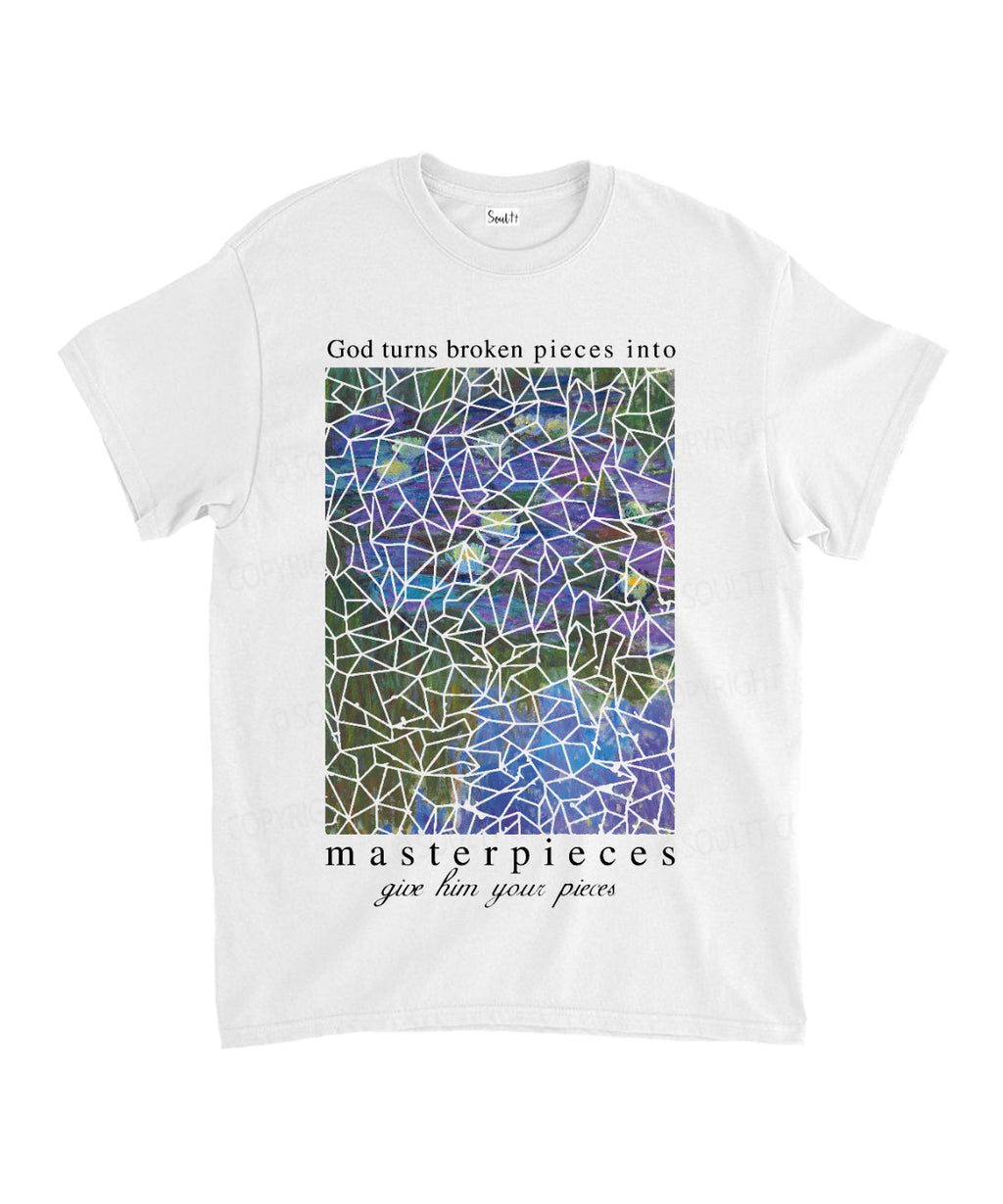 Water Lily God Turns Unisex Cotton Christian T-Shirt Hoodie, Sweatshirt | CiraTrend.com (Image 1)