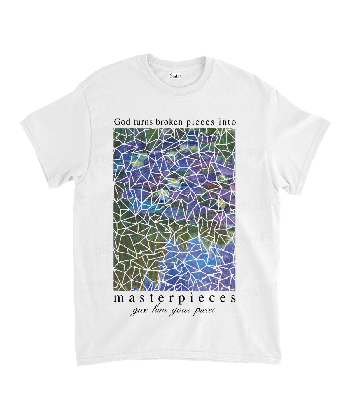 Water Lily God Turns Unisex Cotton Christian T-Shirt Hoodie, Sweatshirt | CiraTrend.com (Image 1)