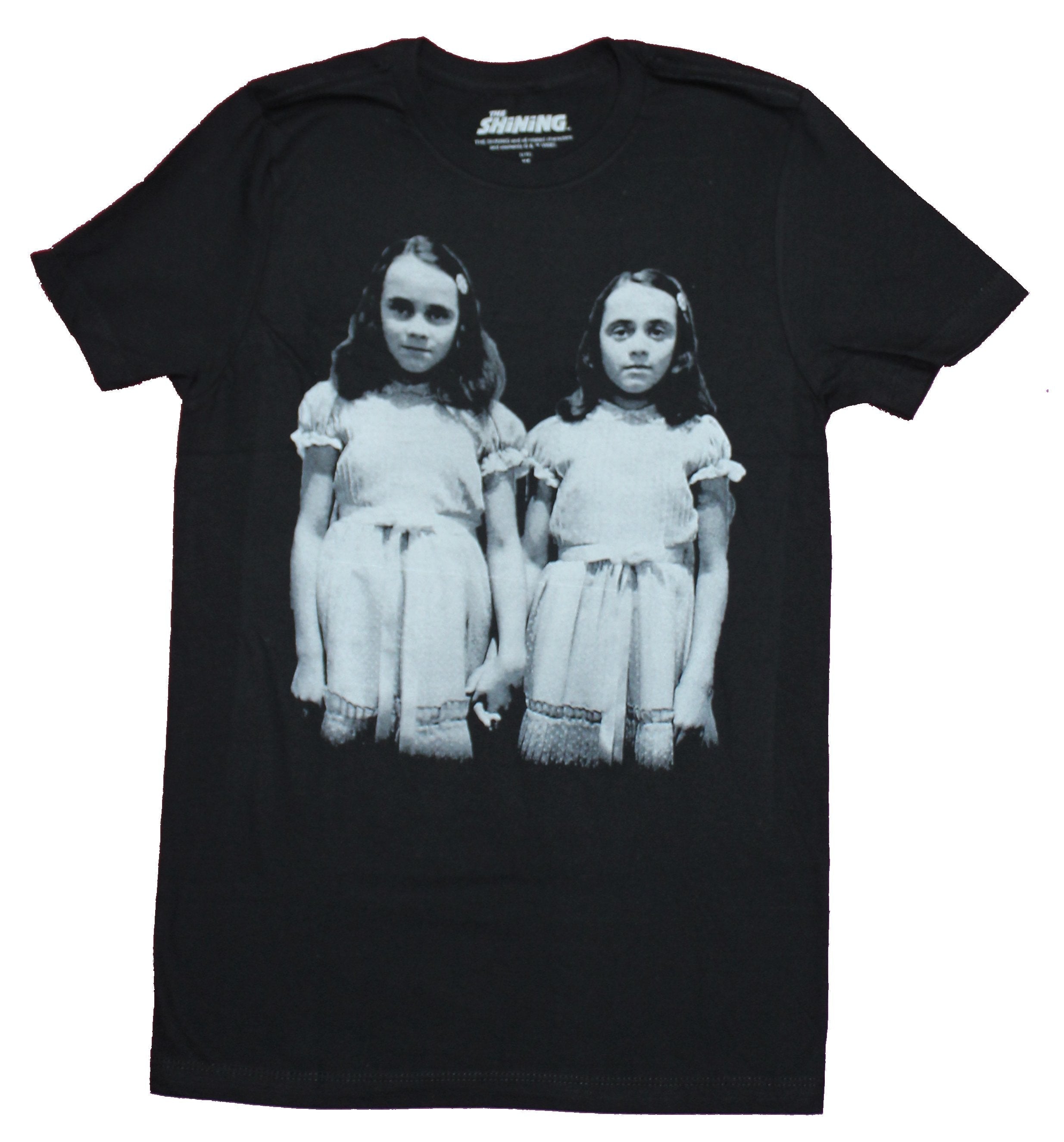 The Shining Mens T-Shirt - Black & White Image of the Creepy Twins Hoodie, Sweatshirt | CiraTrend.com