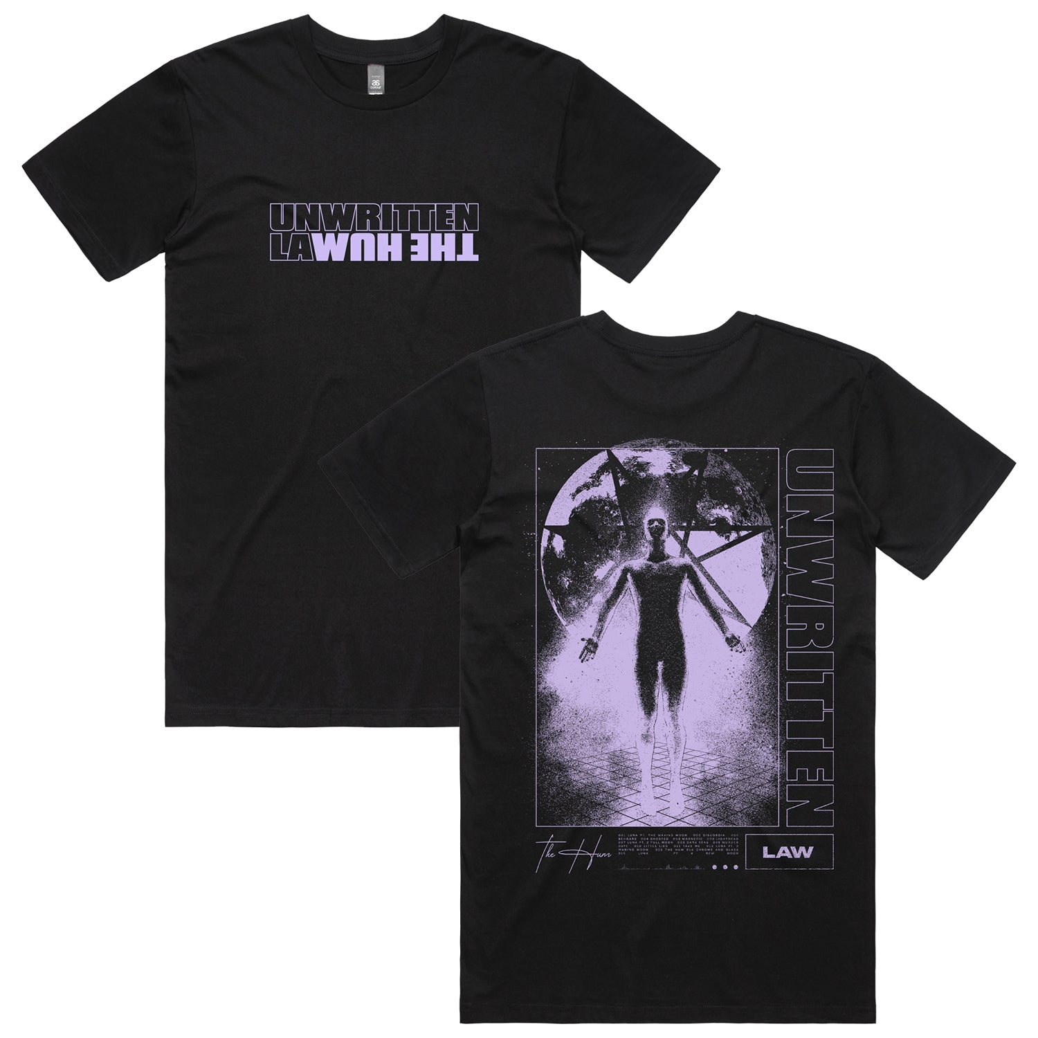 Abduction Front & Back T-Shirt (Black)