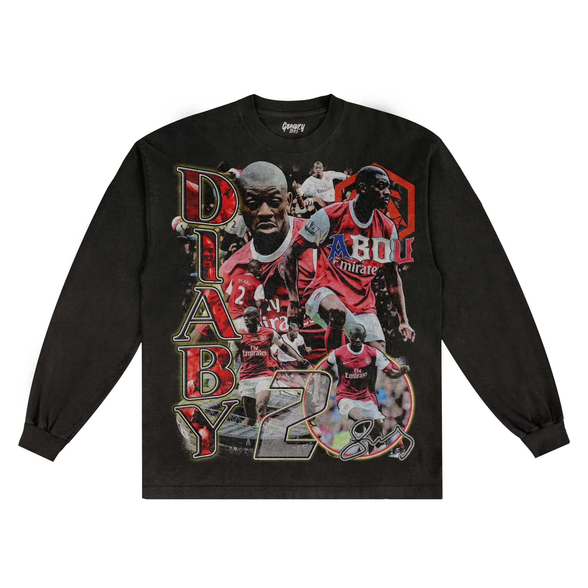Abou Diaby Streets Won't Forget Long Sleeved Tee