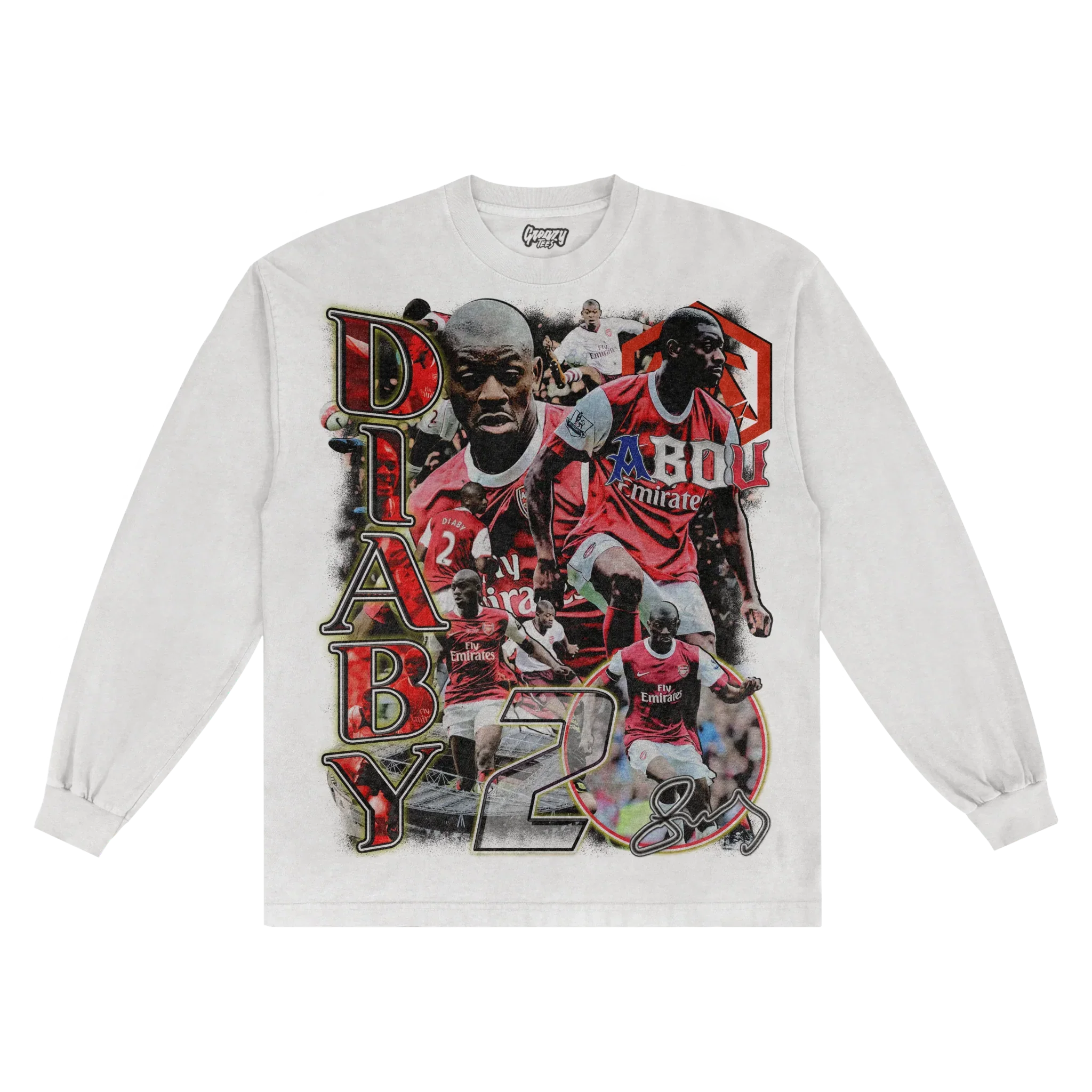 Abou Diaby Streets Won't Forget Long Sleeved Tee