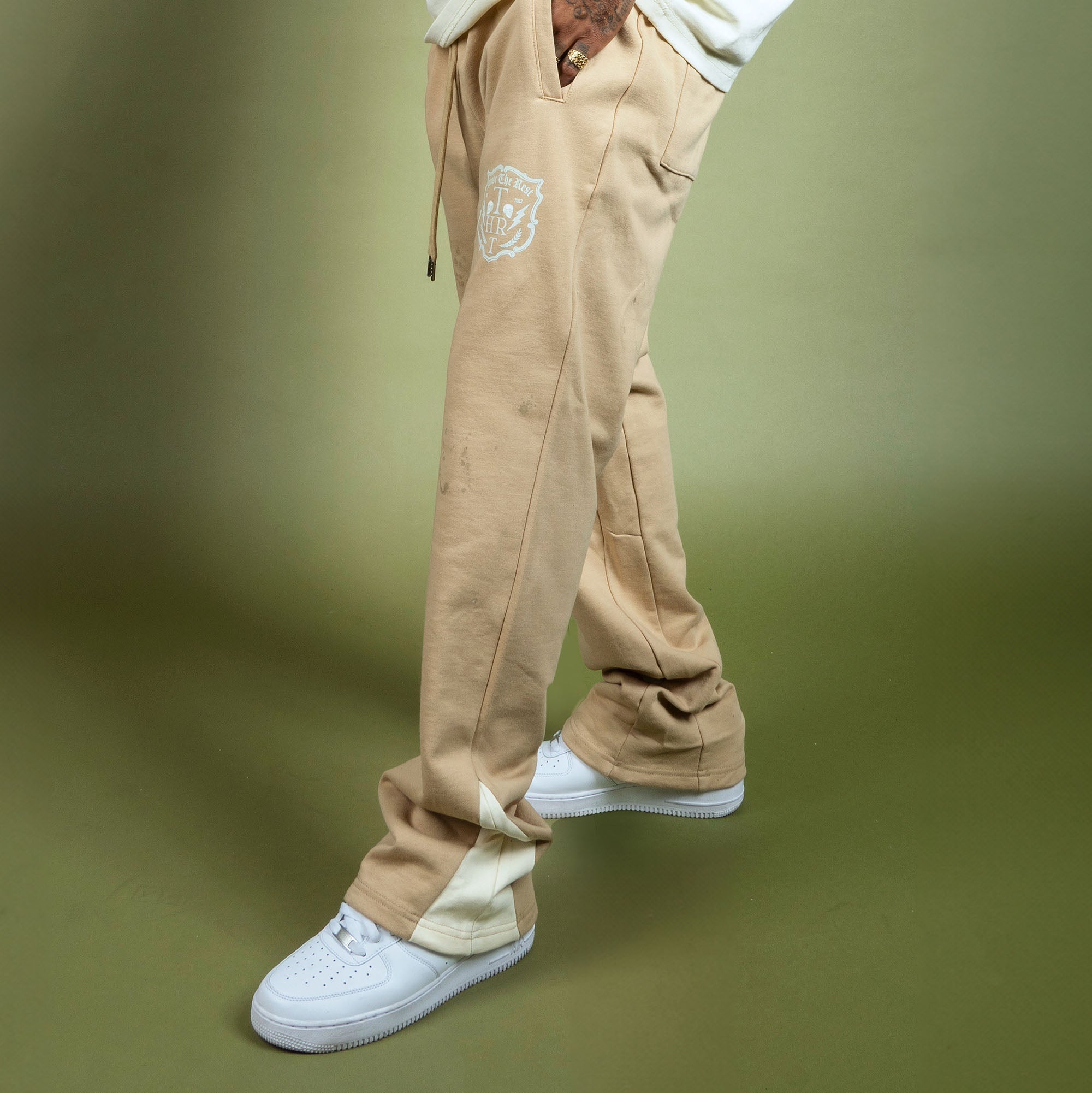 Above The Rest Mineral Hoodie w/ Bottoms - Brown