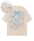 Fruit Of The Spirit Double Sided Unisex Washed Christian T-shirt Style018 Hoodie, Sweatshirt | CiraTrend.com (Image 1)