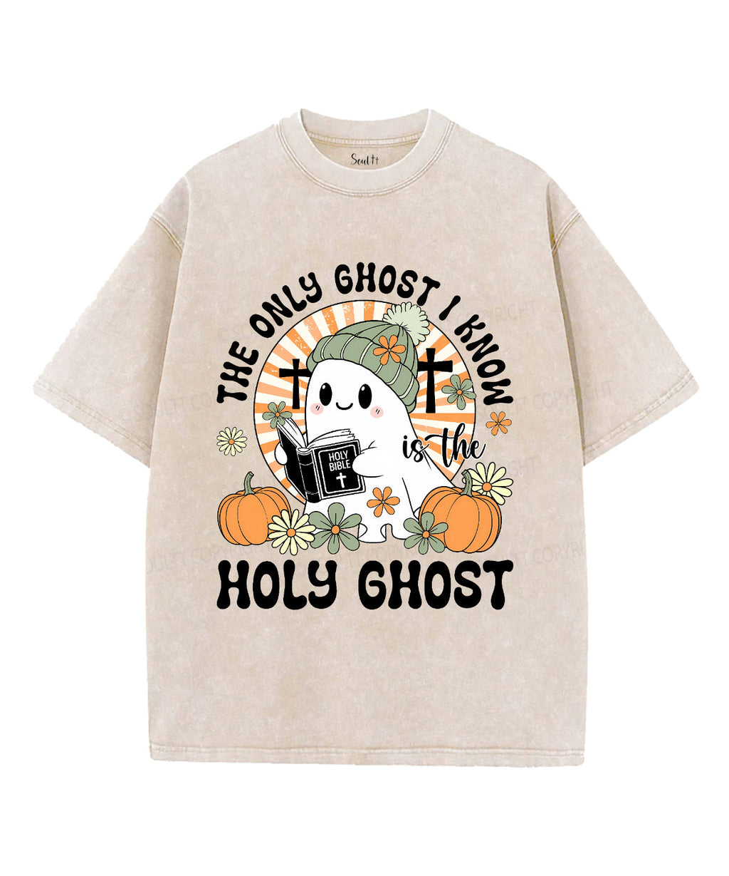 The Only Ghost Unisex Washed Christian T-shirt Style003 Hoodie, Sweatshirt | CiraTrend.com (Image 2)