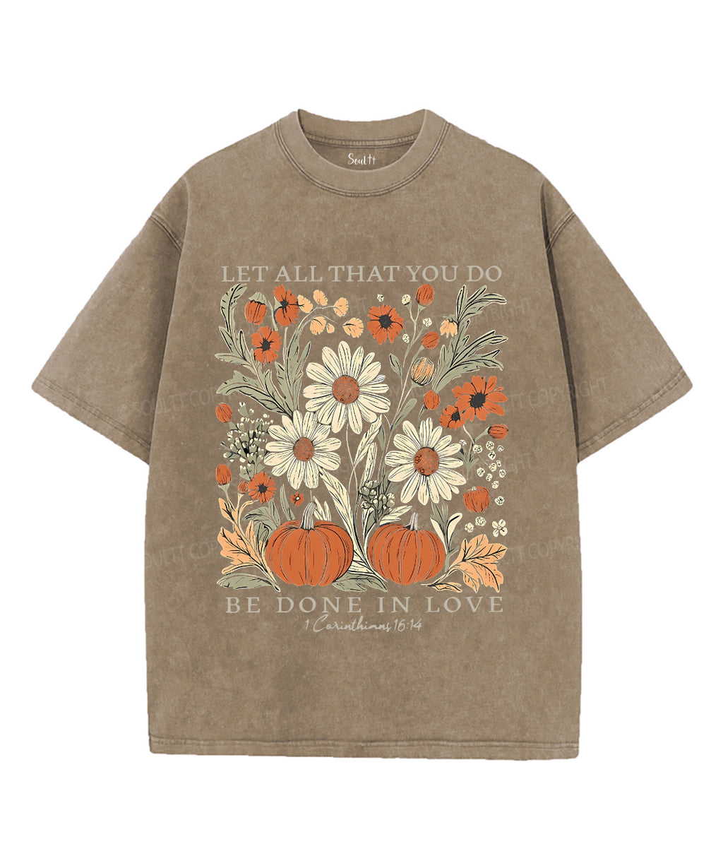 Be Done In Love Unisex Washed Christian T-shirt Hoodie, Sweatshirt | CiraTrend.com (Image 1)
